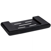 Acl Cora Soap Holder Matte Black & Chrome and White